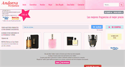 Desktop Screenshot of andorraperfumes.com
